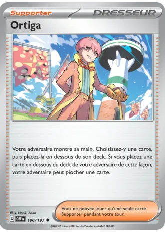 Ortiga #190/197 — Flammes Obsidiennes
