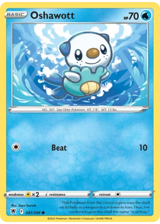 Oshawott #041 — Astral Radiance