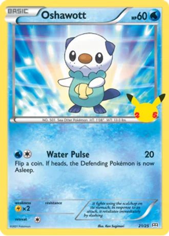 Oshawott #21 — McDonald's Collection 2021