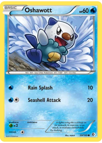 Oshawott #39/149 — Boundaries Crossed