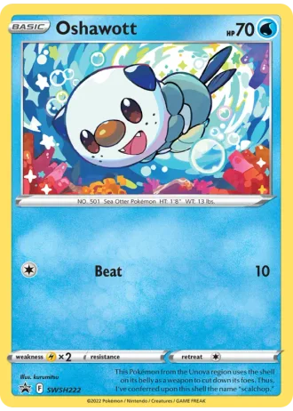 Oshawott SWSH222 — Sword & Shield Promos