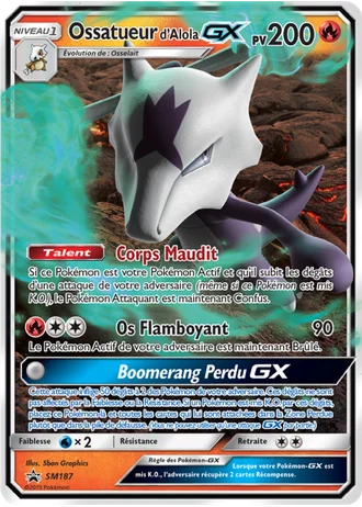 Ossatueur d’Alola GX SM187 — Soleil & Lune Promos