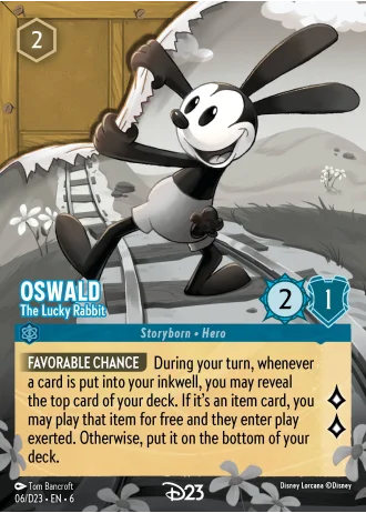 Oswald - The Lucky Rabbit #6/204 — Azurite Sea