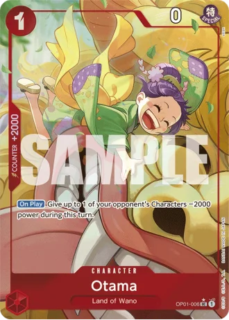 Otama (OP01-006) (Alternative Art) — One Piece The Best (PRB01)
