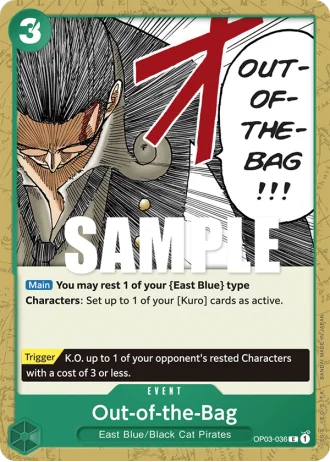 Out-of-the-Bag (OP03-036) — Pillars of Strength (OP03)