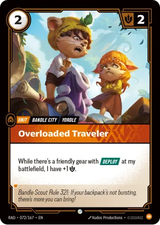 Overloaded Traveler #072/167 — Radiance