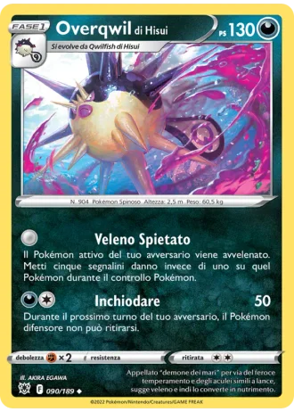 Overqwil di Hisui #090/189 — Lucentezza Siderale