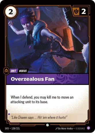 Overzealous Fan #128/221 — Spiritforged