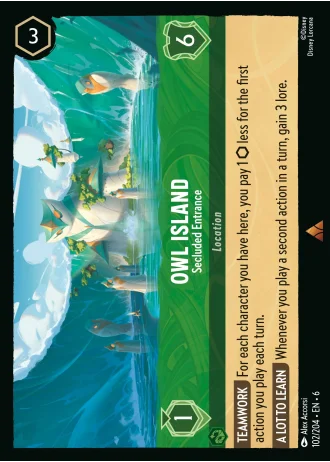 Owl Island - Secluded Entrance #102/204 — Azurite Sea