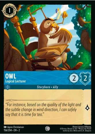 Owl - Logical Lecturer #156/204 — Rise of the Floodborn