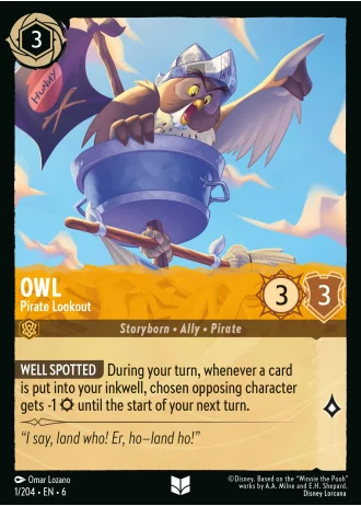 Owl - Pirate Lookout #1/204 — Azurite Sea