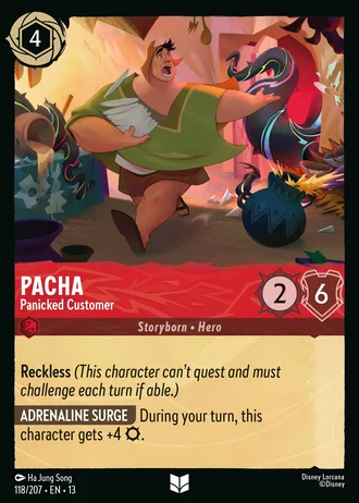 Pacha - Panicked Customer #118/261 — Attack of the Vine!