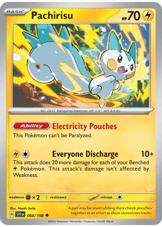 Pachirisu #068 — Scarlet & Violet