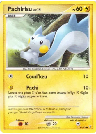 Pachirisu #118 — Vainqueurs Suprêmes