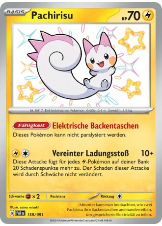 Pachirisu #138/91 — Paldeas Schicksale