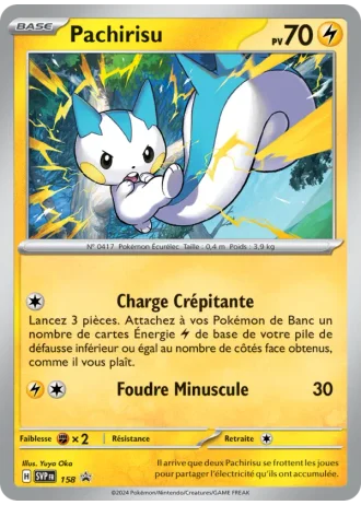 Pachirisu #158 — Écarlate & Violet Promos