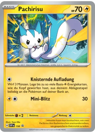 Pachirisu #158 — Karmesin & Purpur Promos