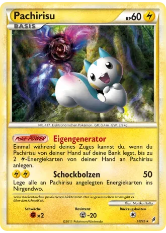 Pachirisu #18/95 — Ruf der Legenden