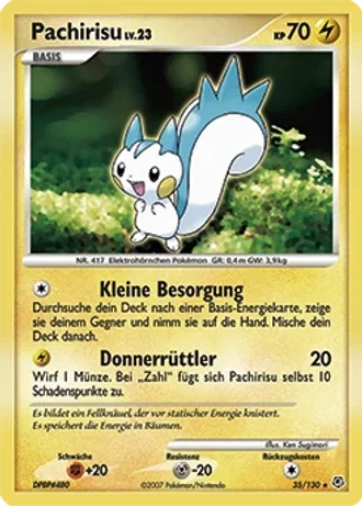 Pachirisu #35/130 — Diamant & Perl