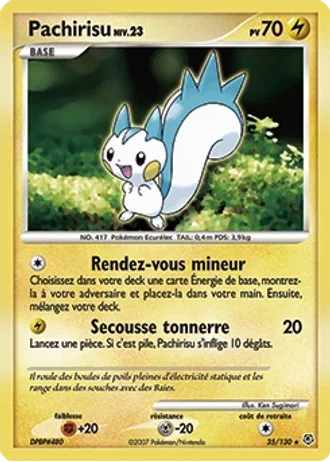Pachirisu #35 — Diamant & Perle