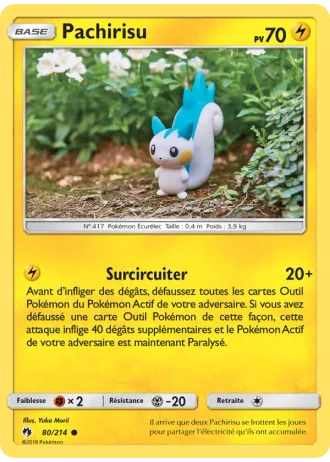 Pachirisu #80 — Tonnerre Perdu