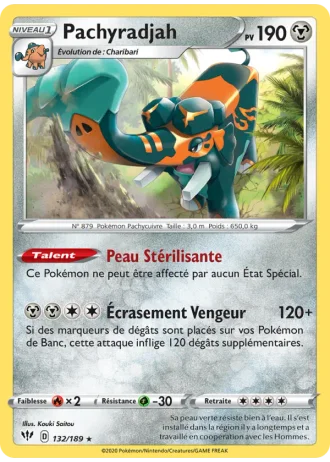 Pachyradjah #132/189 — Ténèbres Embrasées