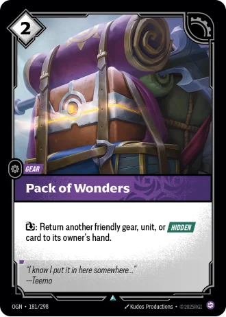 Pack of Wonders #181/298 — Origins
