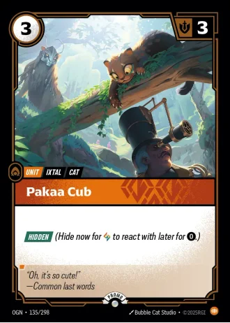 Pakaa Cub #135/298 — Organized Play Promos