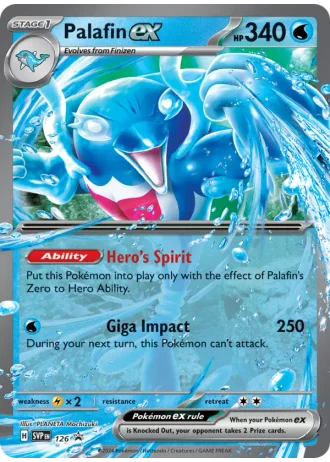 Palafin ex #126 — Scarlet & Violet Promos