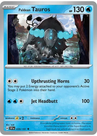Paldean Tauros #039/191 — Surging Sparks