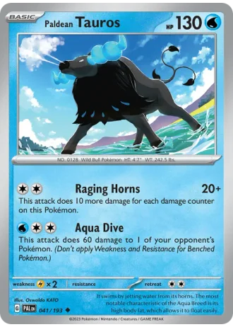 Paldean Tauros #041/193 — Paldea Evolved