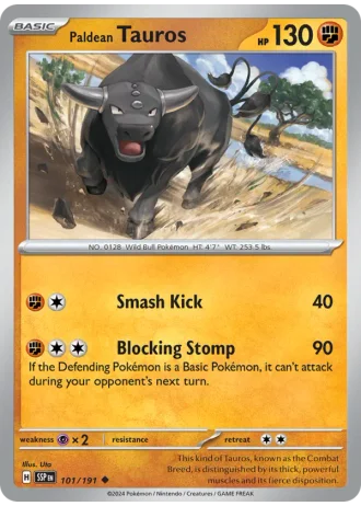 Paldean Tauros #101/191 — Surging Sparks