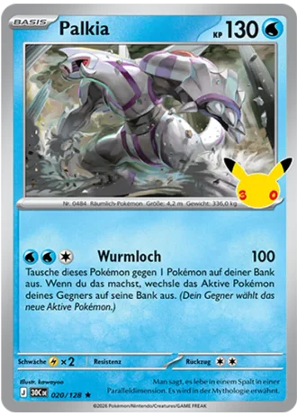 Palkia #020/128 — 30 Jahre