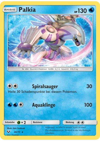 Palkia #24/73 — Schimmernde Legenden