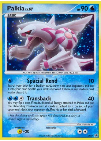 Palkia DP27 — Diamond & Pearl Promos