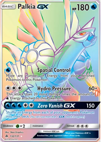 Palkia GX #132 — Forbidden Light