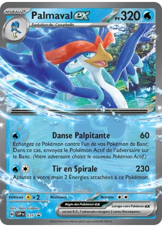 Palmaval ex #035 — Écarlate & Violet Promos