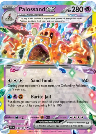 Palossand ex #091/191 — Surging Sparks