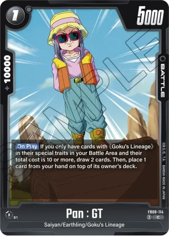 Pan : GT  FB08-114 — Saiyan's Pride (FB08)