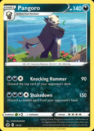 Pangoro #13 — McDonald's Collection 2022