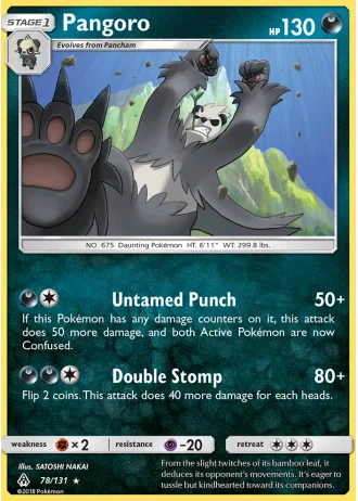 Pangoro #78/131 — Forbidden Light