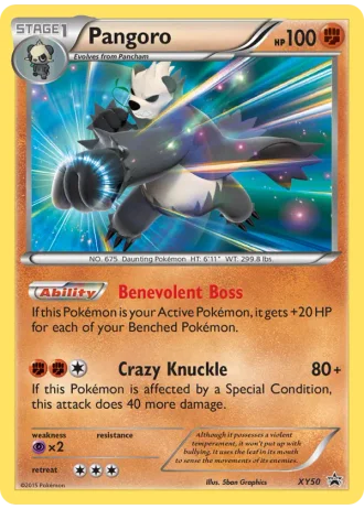 Pangoro XY50 — XY Promos