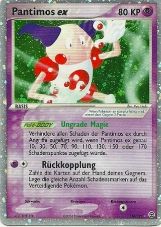 Pantimos ex #110 — EX Feuerrot & Blattgrün