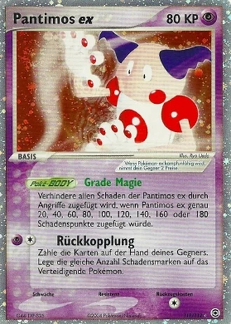 Pantimos ex #111 — EX Feuerrot & Blattgrün