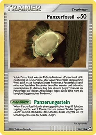 Panzerfossil #116/123 — Geheimnisvolle Schätze