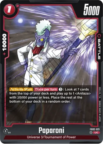 Paparoni FB02-021 — Blazing Aura (FB02)