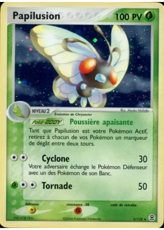 Papilusion #2/112 — EX Rouge Feu & Vert Feuille