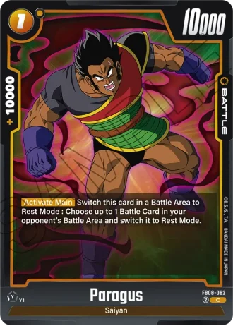 Paragus  FB08-082 — Saiyan's Pride (FB08)