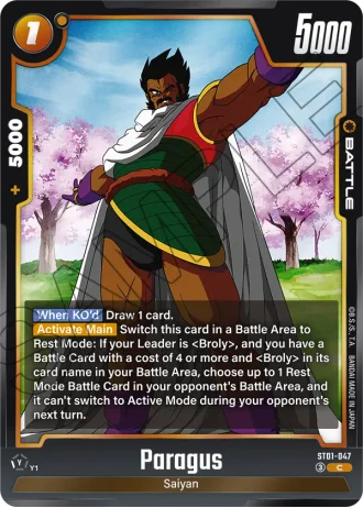 Paragus ST01-047 — Story Booster 01 (ST01)