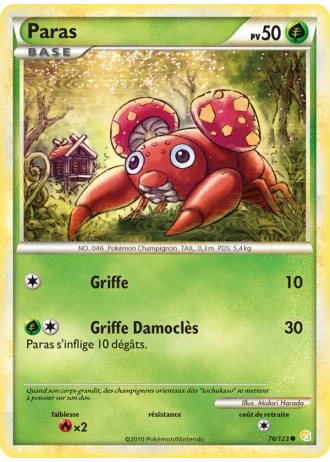 Paras #76 — HeartGold SoulSilver
